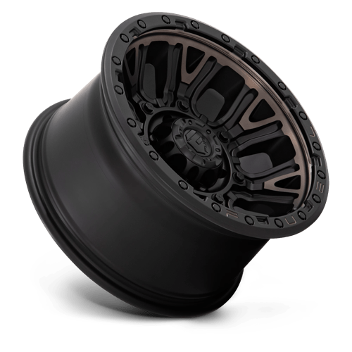 Fuel 1PC D824 TRACTION MATTE BLACK WITH DOUBLE DARK TINT