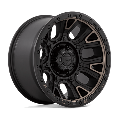 Fuel 1PC D824 TRACTION MATTE BLACK WITH DOUBLE DARK TINT