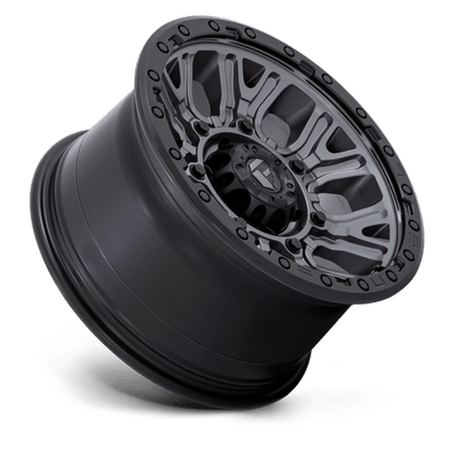 Fuel 1PC D825 TRACTION MATTE GUNMETAL WITH BLACK RING