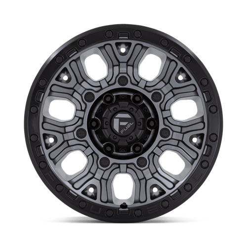Fuel 1PC D825 TRACTION MATTE GUNMETAL WITH BLACK RING
