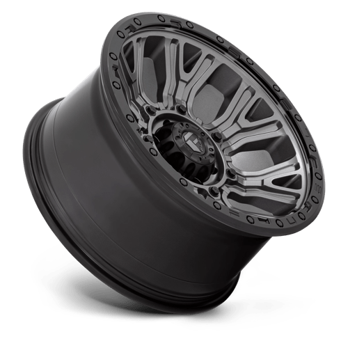 Fuel 1PC D825 TRACTION MATTE GUNMETAL WITH BLACK RING