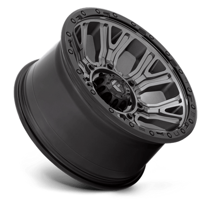 Fuel 1PC D825 TRACTION MATTE GUNMETAL WITH BLACK RING