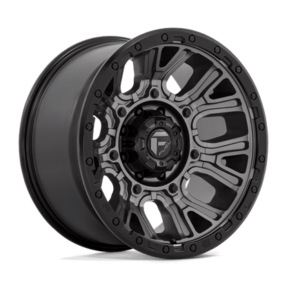 Fuel 1PC D825 TRACTION MATTE GUNMETAL WITH BLACK RING