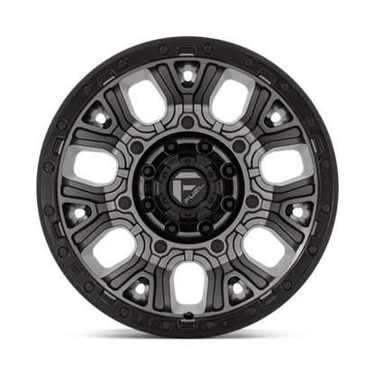 Fuel 1PC D825 TRACTION MATTE GUNMETAL WITH BLACK RING