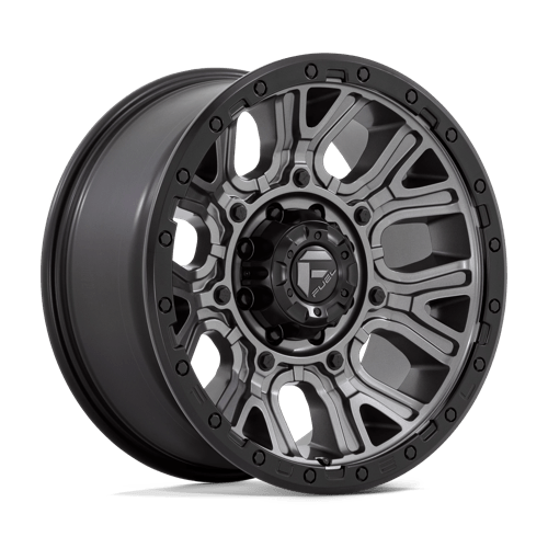 Fuel 1PC D825 TRACTION MATTE GUNMETAL WITH BLACK RING