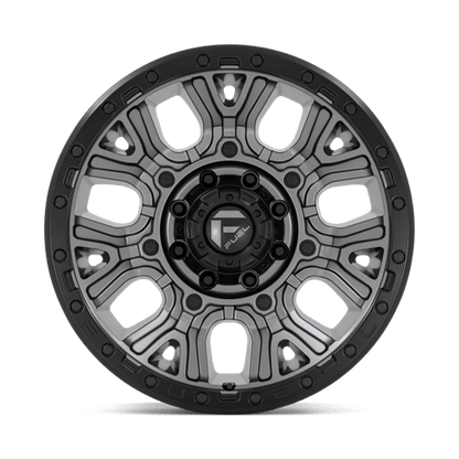Fuel 1PC D825 TRACTION MATTE GUNMETAL WITH BLACK RING