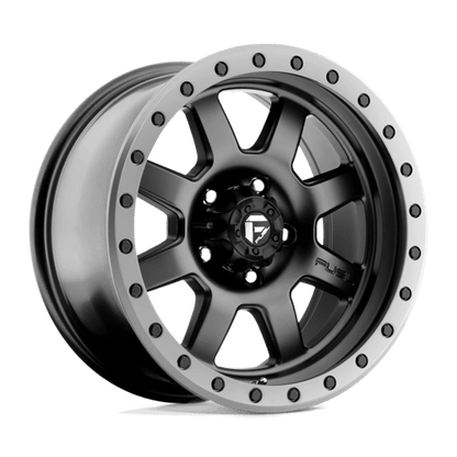 Fuel 1PC D551 TROPHY MATTE BLACK GUN METAL RING