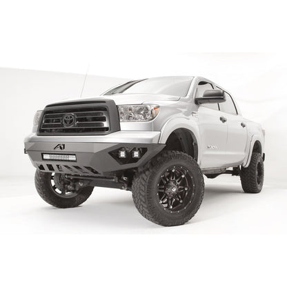 Fab Fours Vengeance Front Bumper 2 Stage Black Powder Coated No Guard l TT07-D4451-1
