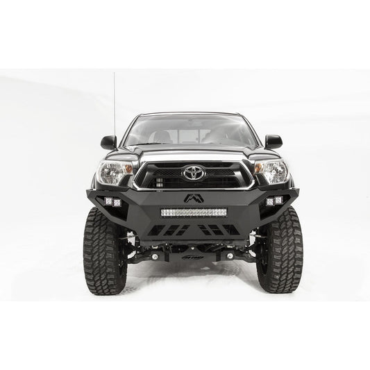 Fab Fours Vengeance Front Bumper 2 Stage Black Powder Coated No Guard l TT12-D1651-1
