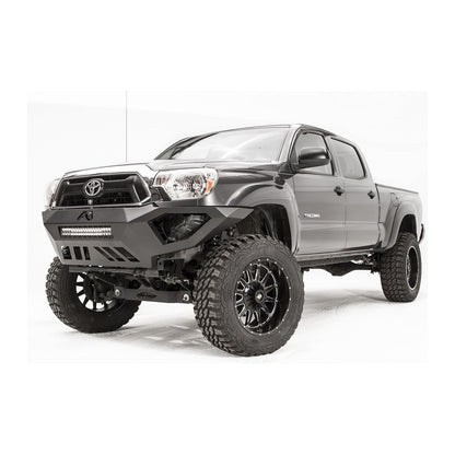 Fab Fours Vengeance Front Bumper 2 Stage Black Powder Coated No Guard l TT12-D1651-1