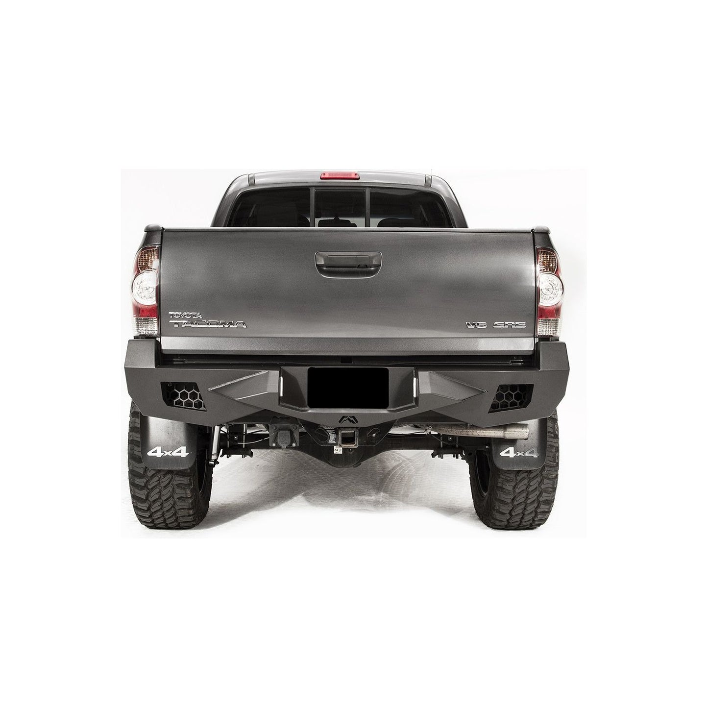 Fab Fours Vengeance Rear Bumper 2 Stage Black Powder Coated l TT12-E1651-1