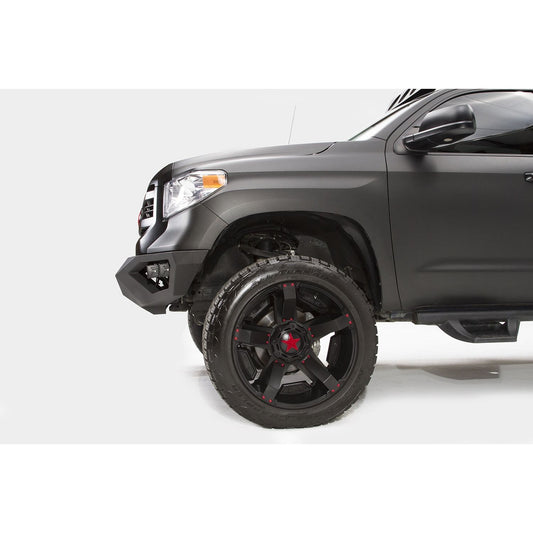 Fab Fours Vengeance Front Bumper 2 Stage Black Powder Coated No Guard l TT14-D2851-1