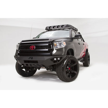 Fab Fours Vengeance Front Bumper 2 Stage Black Powder Coated No Guard l TT14-D2851-1