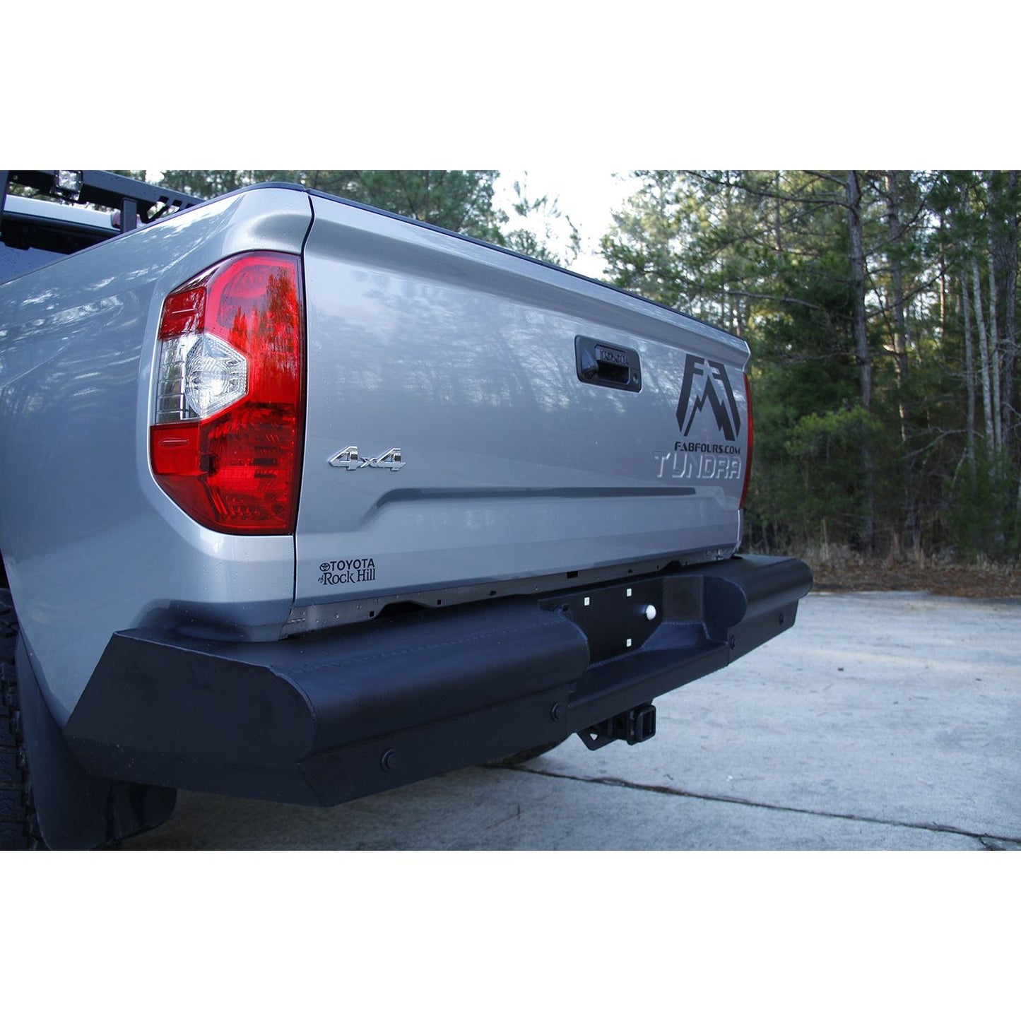 Fab Fours Elite Rear Bumper 2 Stage Black Powder Coated l TT14-U2850-1