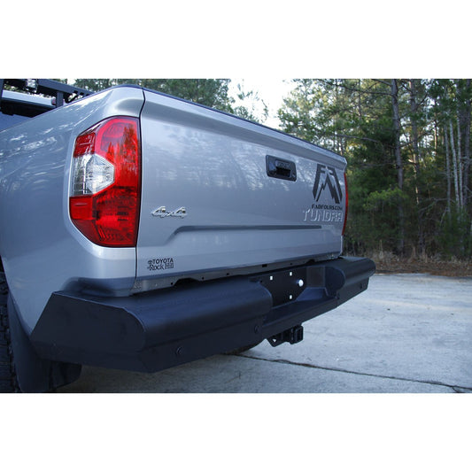 Fab Fours Elite Rear Bumper 2 Stage Black Powder Coated l TT14-U2850-1