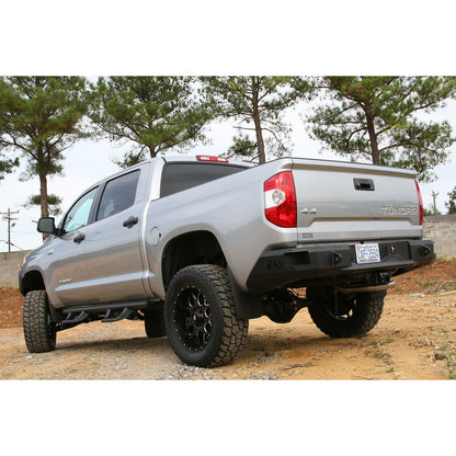 Fab Fours Heavy Duty Rear Bumper 2 Stage Black Powder Coated Incl. 0.75 in. D-Ring Mount l TT14-W2850-1