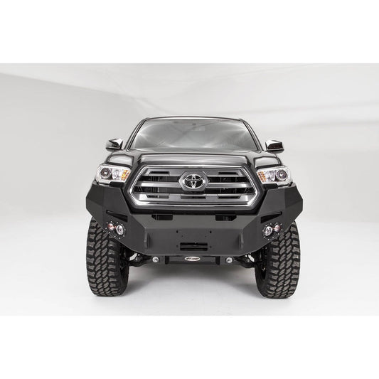 Fab Fours Premium Winch Front Bumper 2 Stage Black Powder Coated w/o Grill Guard l TT16-B3651-1