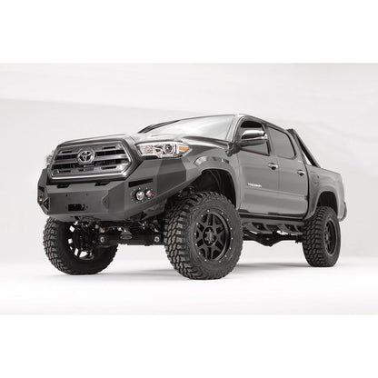 Fab Fours Premium Winch Front Bumper 2 Stage Black Powder Coated w/o Grill Guard l TT16-B3651-1