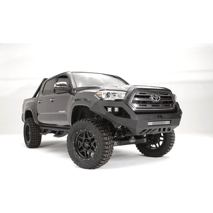 Fab Fours Vengeance Front Bumper 2 Stage Black Powder Coated No Guard l TT16-D3651-1