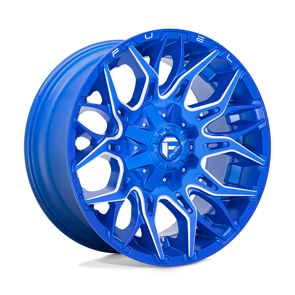 Fuel 1PC D770 TWITCH ANODIZED BLUE MILLED