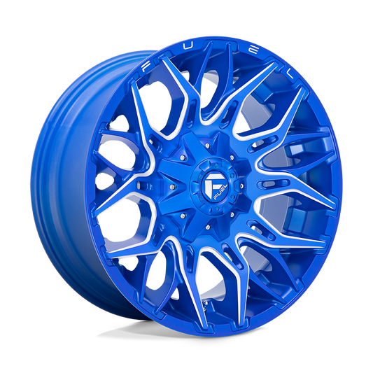 Fuel 1PC D770 TWITCH ANODIZED BLUE MILLED