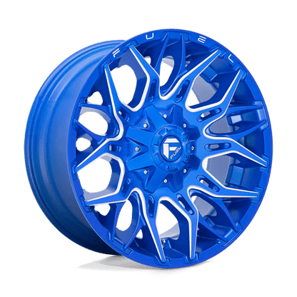 Fuel 1PC D770 TWITCH ANODIZED BLUE MILLED