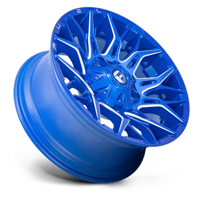 Fuel 1PC D770 TWITCH ANODIZED BLUE MILLED
