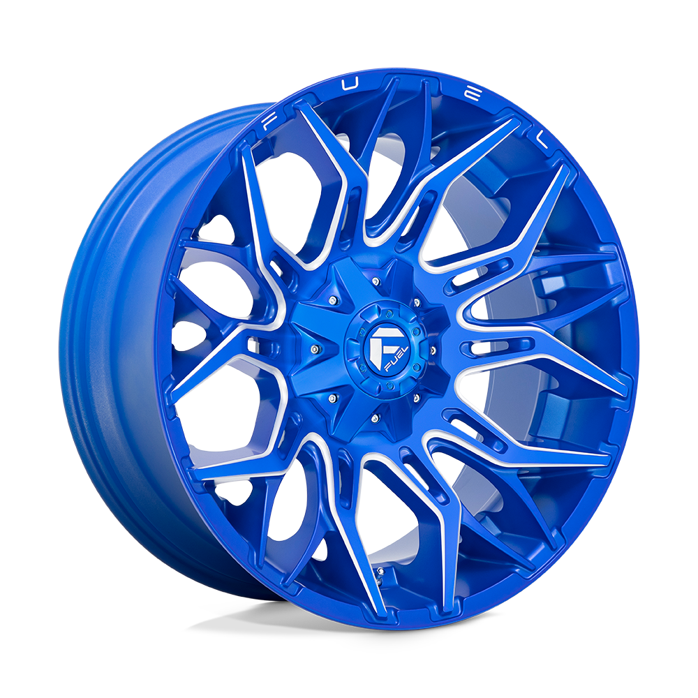 Fuel 1PC D770 TWITCH ANODIZED BLUE MILLED