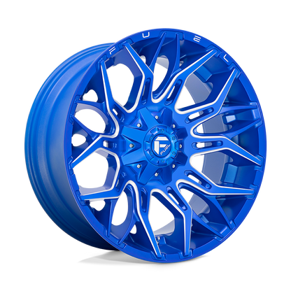 Fuel 1PC D770 TWITCH ANODIZED BLUE MILLED