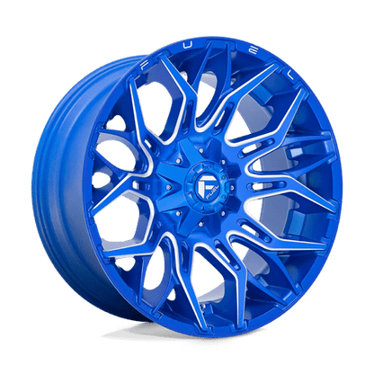 Fuel 1PC D770 TWITCH ANODIZED BLUE MILLED