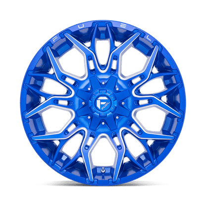 Fuel 1PC D770 TWITCH ANODIZED BLUE MILLED