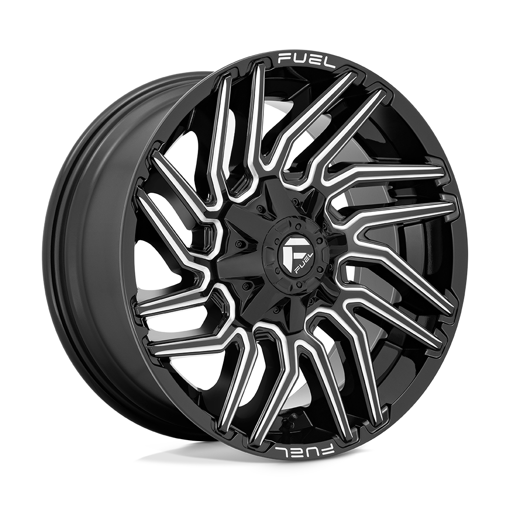 Fuel 1PC D773 TYPHOON GLOSS BLACK MILLED