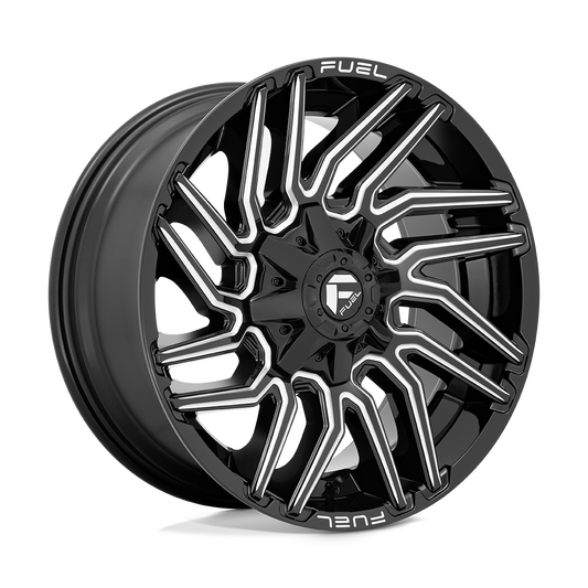 Fuel 1PC D773 TYPHOON GLOSS BLACK MILLED