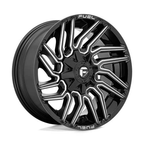 Fuel 1PC D773 TYPHOON GLOSS BLACK MILLED