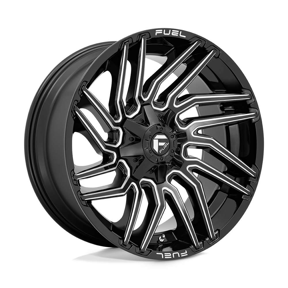 Fuel 1PC D773 TYPHOON GLOSS BLACK MILLED