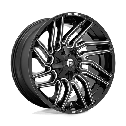 Fuel 1PC D773 TYPHOON GLOSS BLACK MILLED