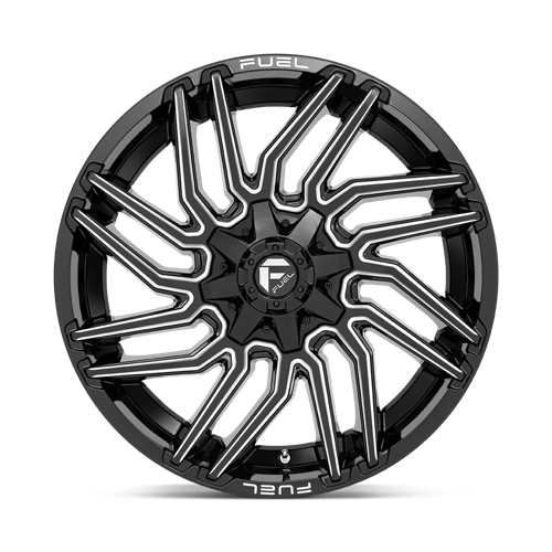 Fuel 1PC D773 TYPHOON GLOSS BLACK MILLED