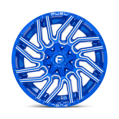 Fuel 1PC D774 TYPHOON ANODIZED BLUE MILLED