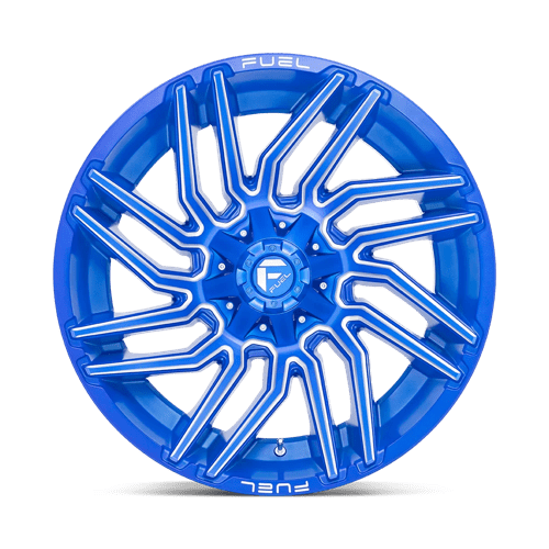 Fuel 1PC D774 TYPHOON ANODIZED BLUE MILLED