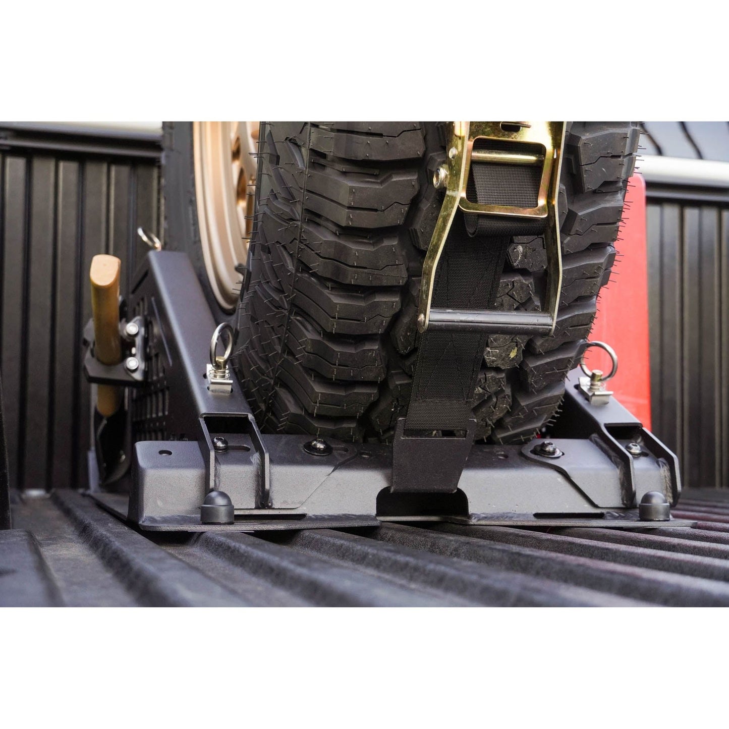 DV8 Off-Road Truck Bed Universal Tire Carrier & Accessory Mount C3| UNBM-01