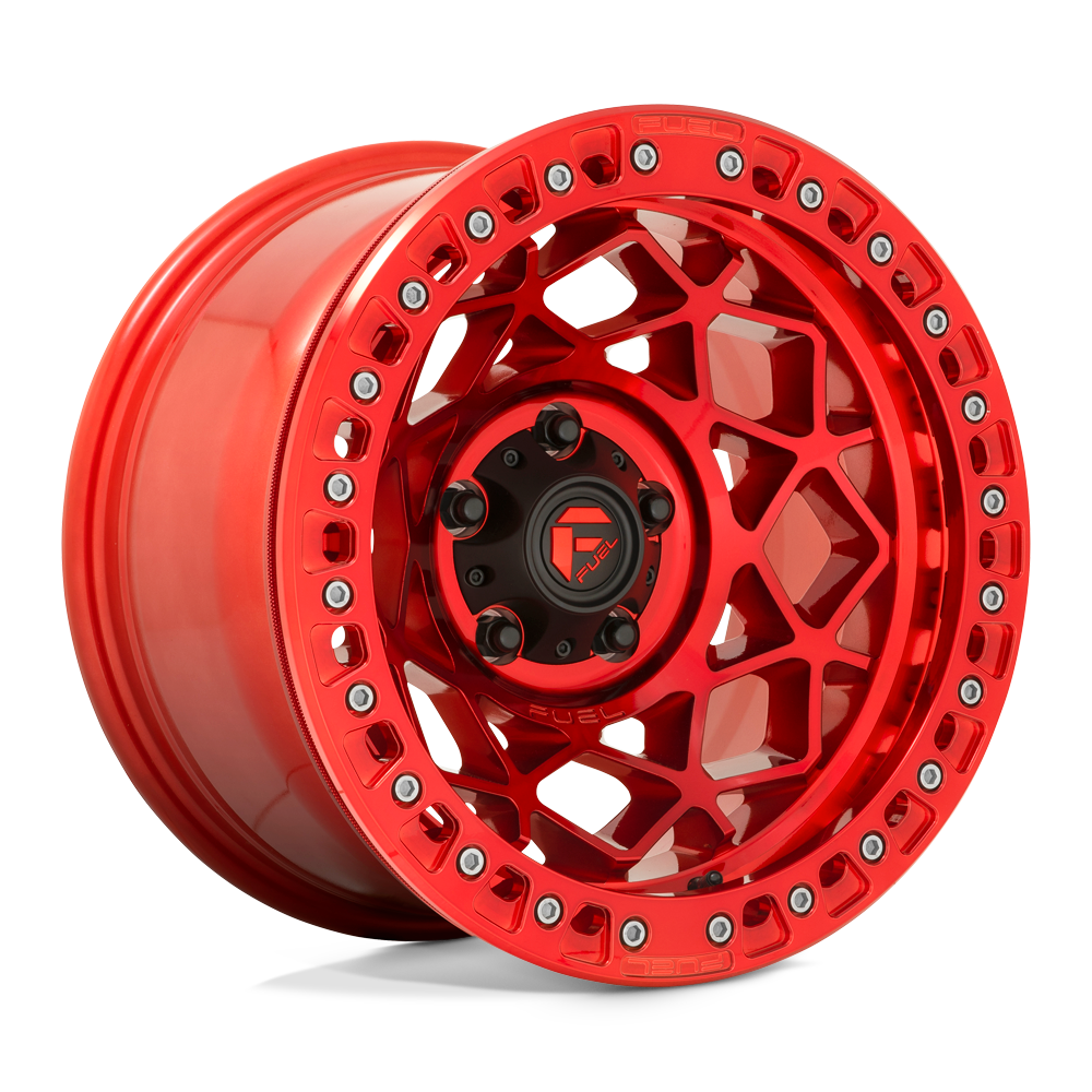 Fuel 1PC D121 UNIT BEADLOCK CANDY RED