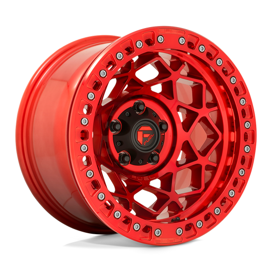 Fuel 1PC D121 UNIT BEADLOCK CANDY RED