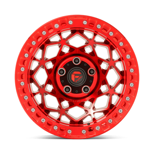 Fuel 1PC D121 UNIT BEADLOCK CANDY RED