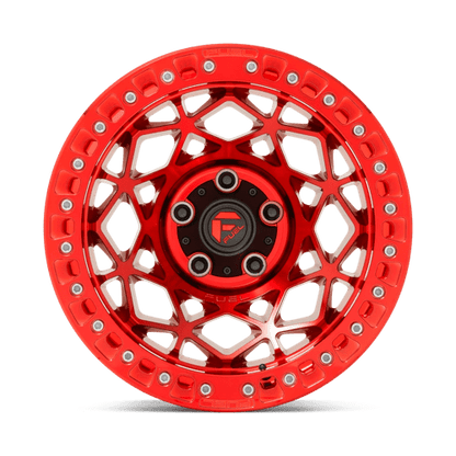 Fuel 1PC D121 UNIT BEADLOCK CANDY RED