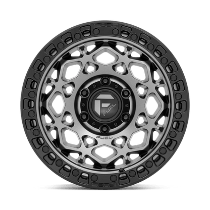 Fuel 1PC D784 UNIT GUNMETAL WITH MATTE BLACK RING