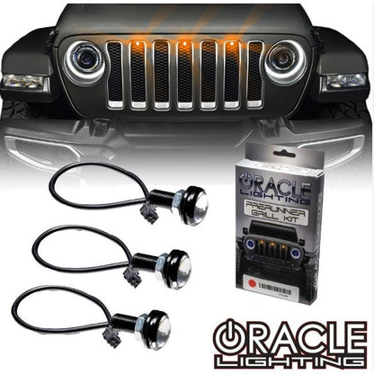 ORACLE Lighting Pre-Runner Style LED Grill Light Kit for Jeep Wrangler JL / Gladiator JT (Select color)