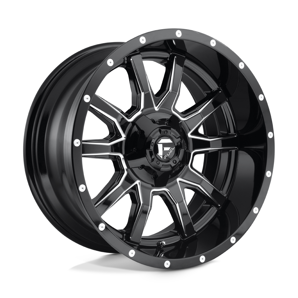 Fuel 1PC D627 VANDAL GLOSS BLACK MILLED