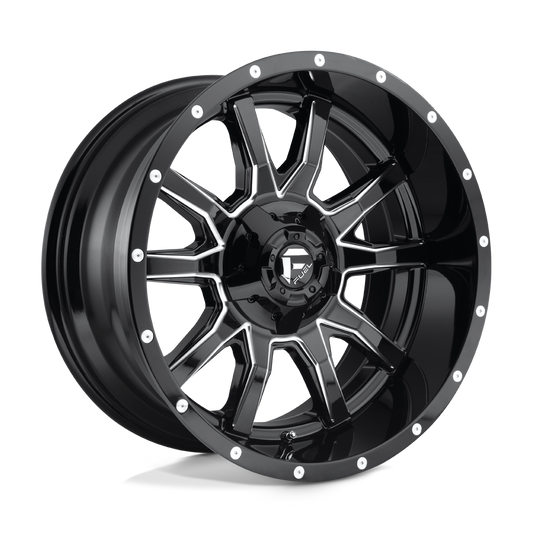 Fuel 1PC D627 VANDAL GLOSS BLACK MILLED