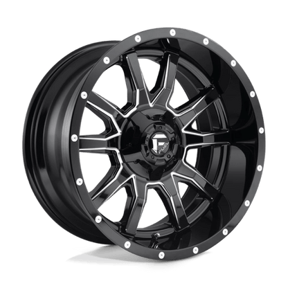 Fuel 1PC D627 VANDAL GLOSS BLACK MILLED