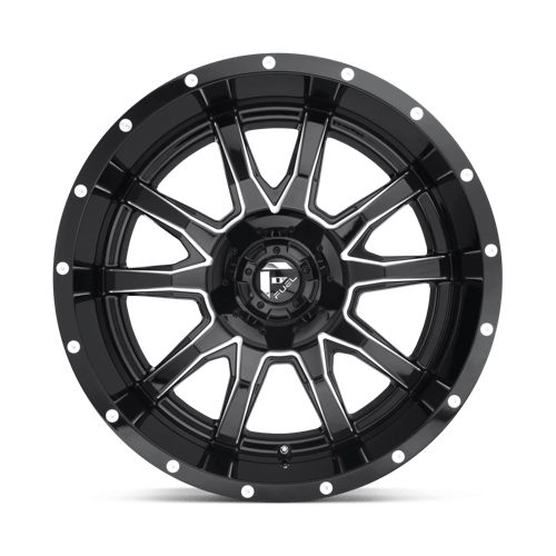 Fuel 1PC D627 VANDAL GLOSS BLACK MILLED